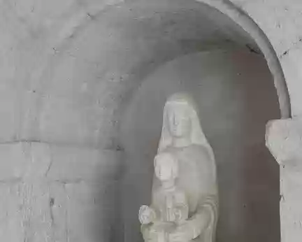 Abbaye de Sénanque. L'une des rares statues présentes dans l'Abbaye Abbaye de Sénanque. L'une des rares statues présentes dans l'Abbaye.